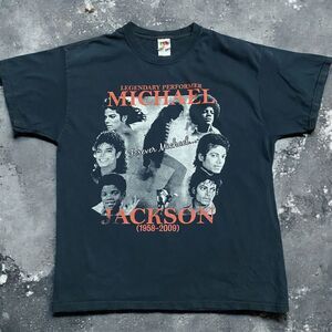 Fruit Of The Loom Michael Jackson Memorial Black T-Shirt 2009 Men's Size XL